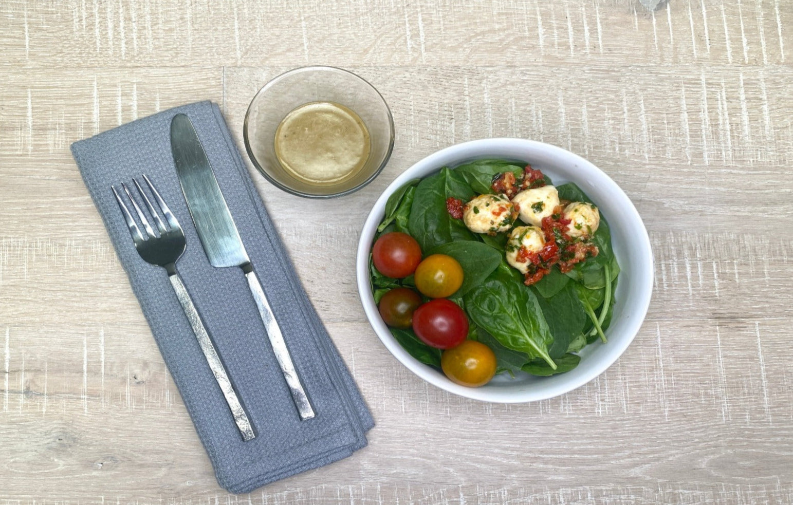 Caprese Salad w/ Marinated Mozzarella & Basil Balsamic Vinaigrette