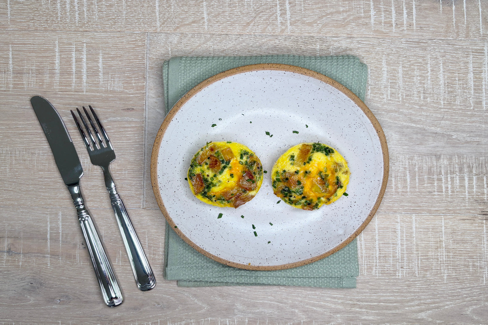 Potato, Sharp Cheddar & Chive Egg Bites