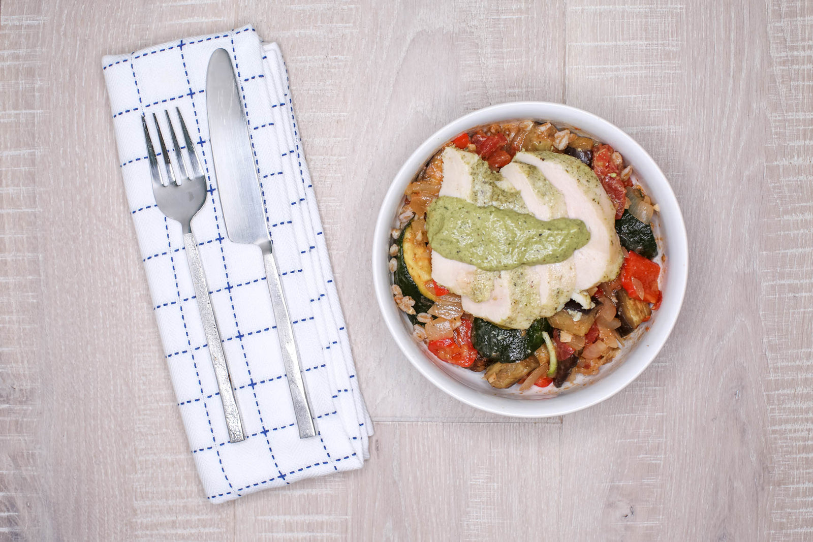 Lemon Herb Chicken w/ Ratatouille