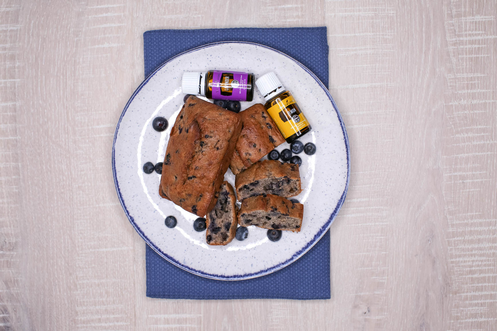 Vegan Lemon Blueberry Banana Bread