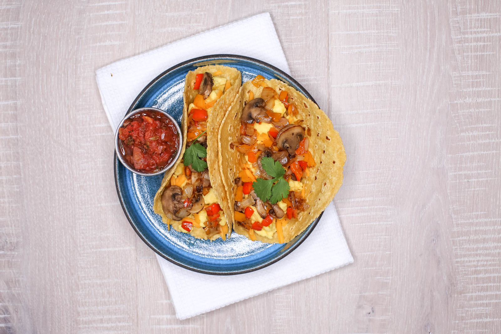 Vegetarian Breakfast Tacos