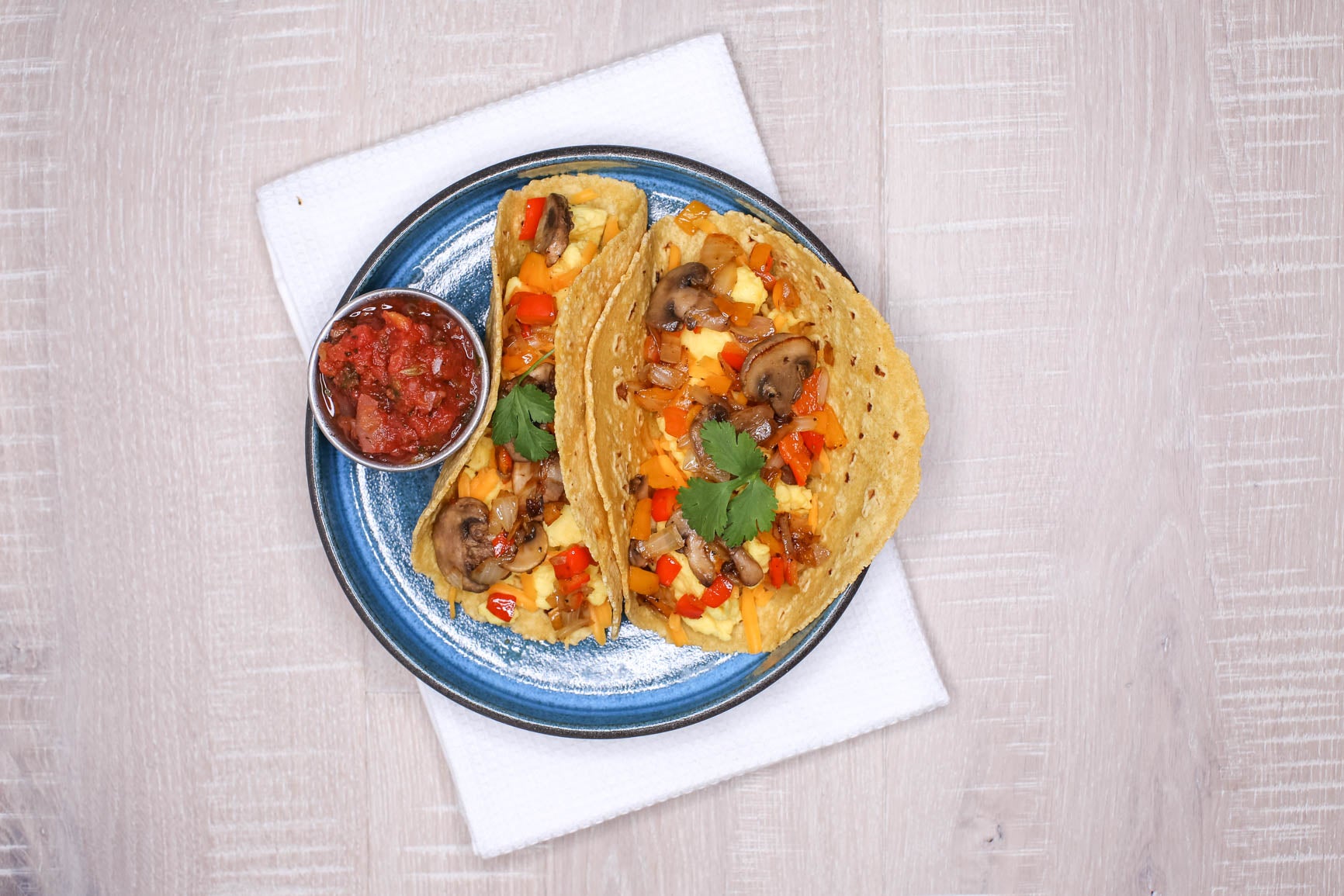 Vegetarian Breakfast Tacos