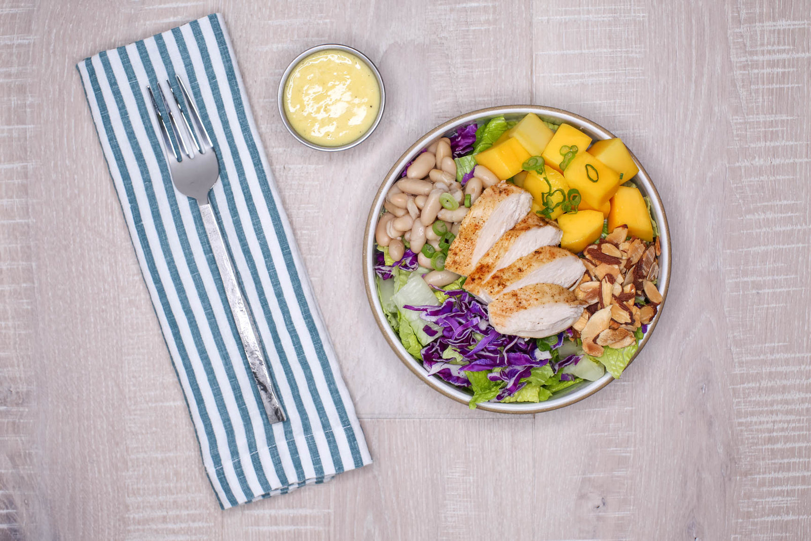 Mango & Nut Salad with White Beans