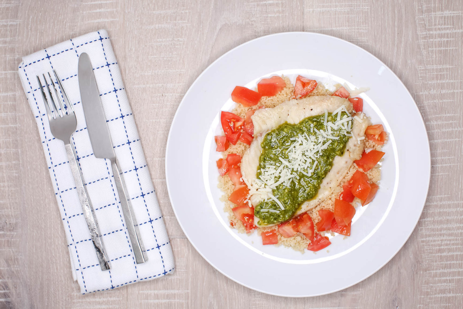 Parmesan Pesto Tilapia