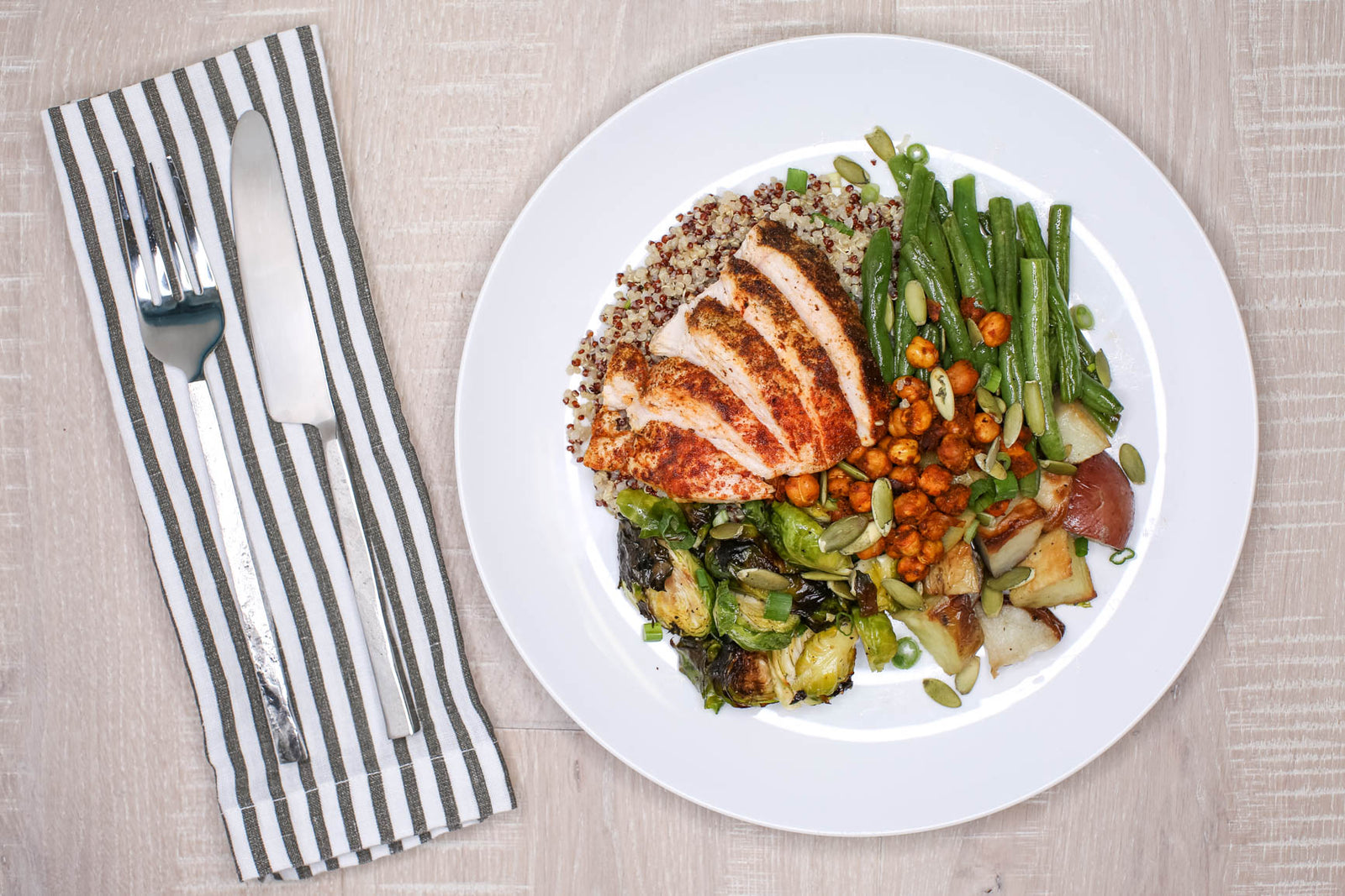 Roasted Vegetable Quinoa Salad Bowl