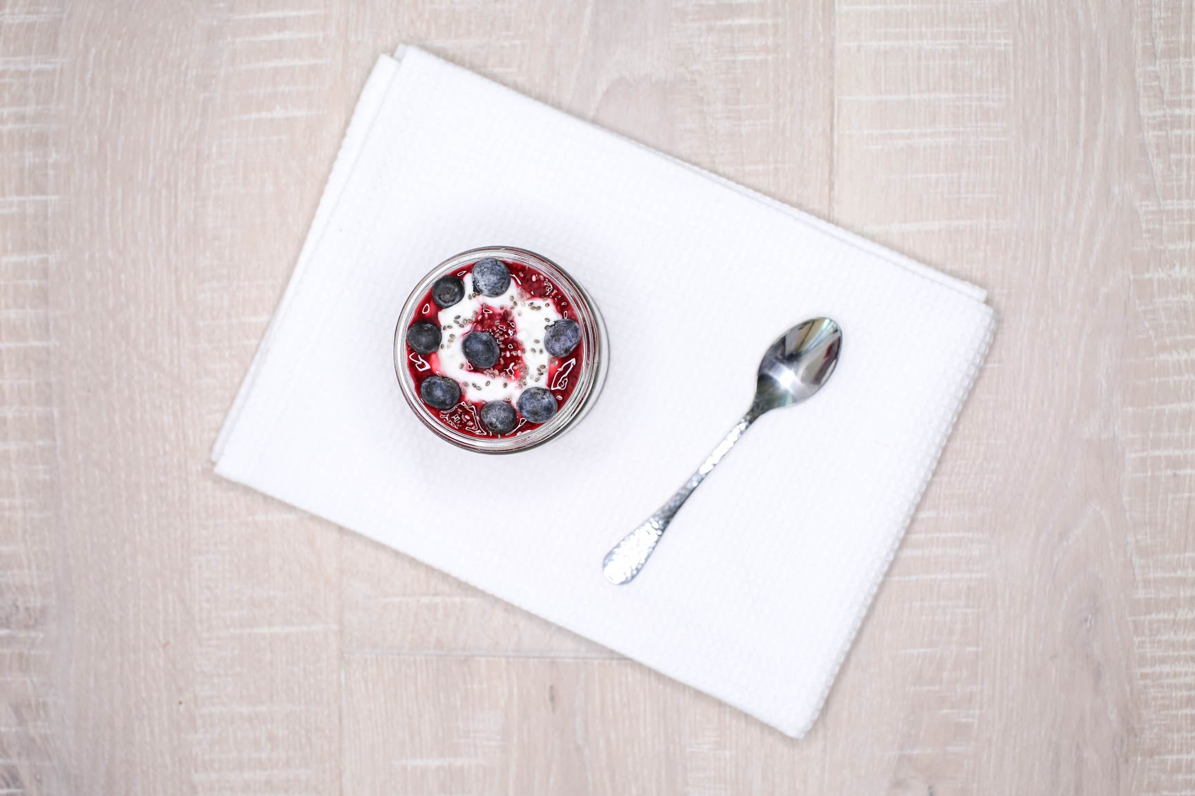 Raspberry Chia Jam + Lemon Berry Parfait