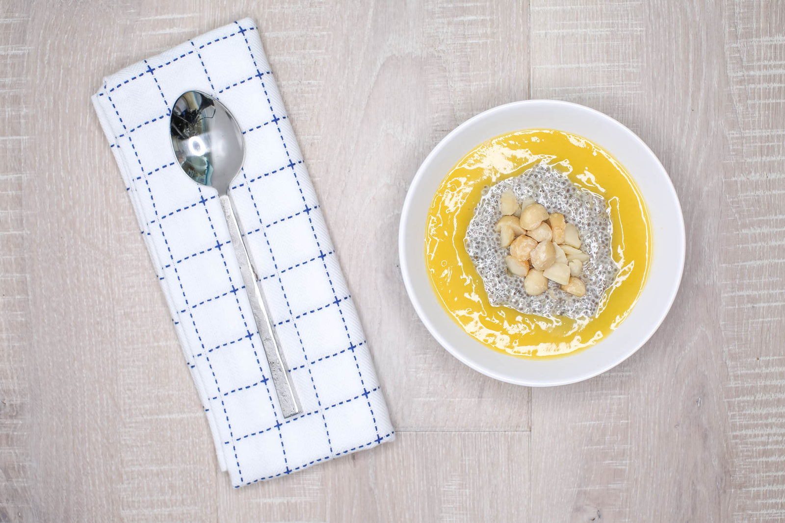 Mango Puree w/ Hemp Vanilla Chia Pudding