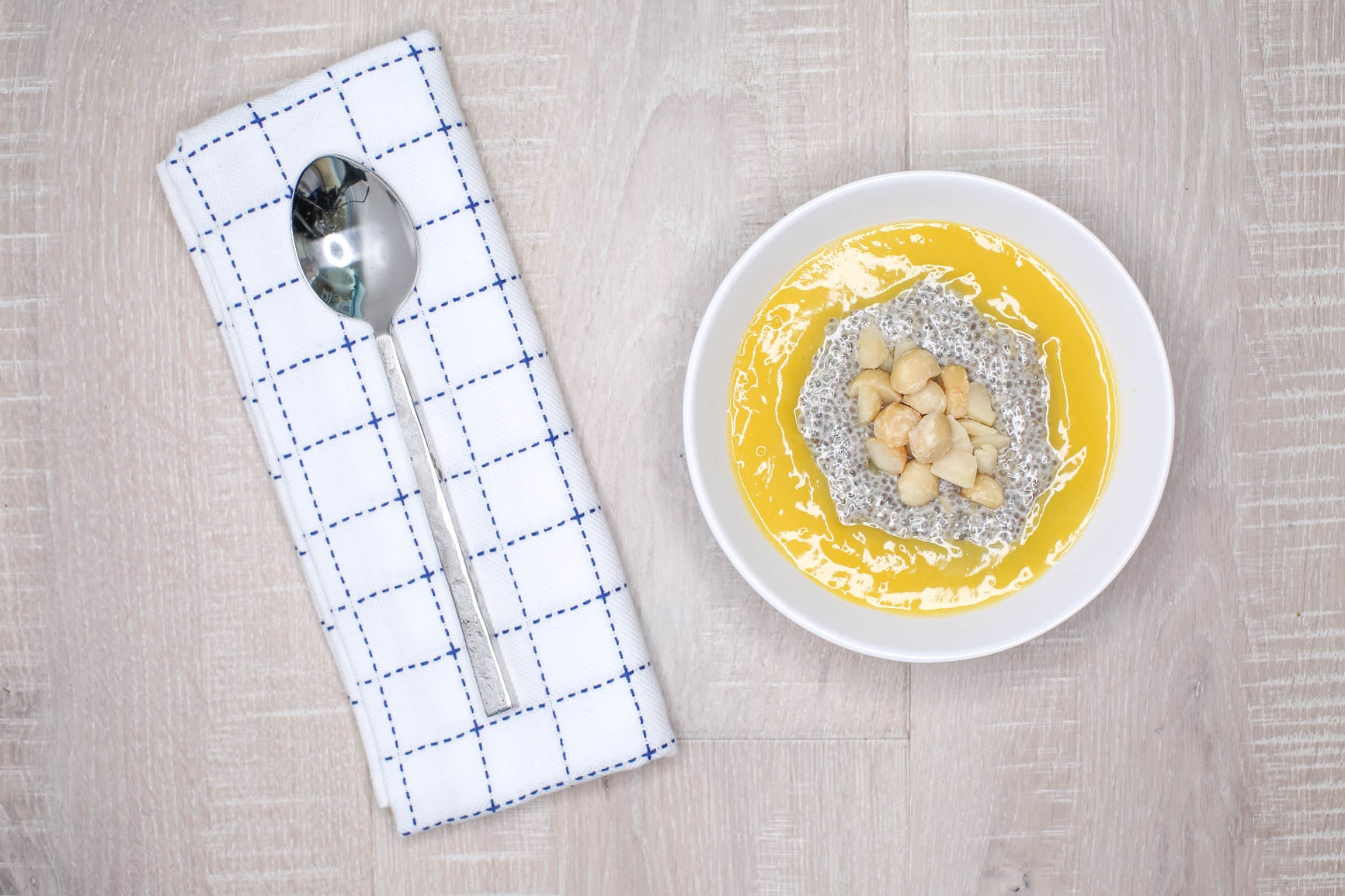 Mango Puree w/ Hemp Vanilla Chia Pudding