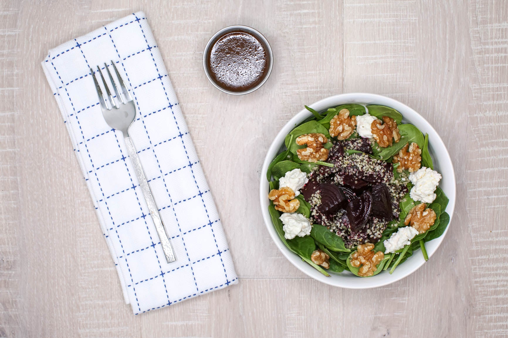 Spinach & Roasted Beet Salad