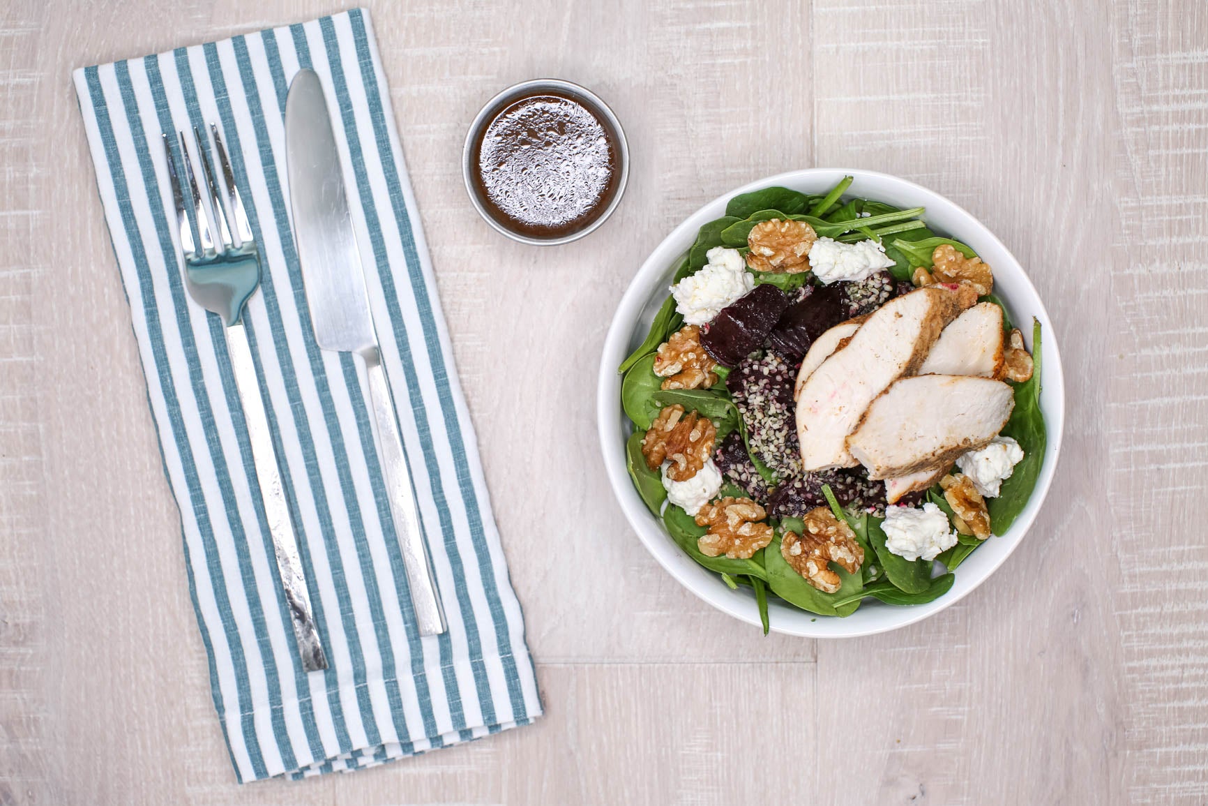 Spinach & Roasted Beet Salad