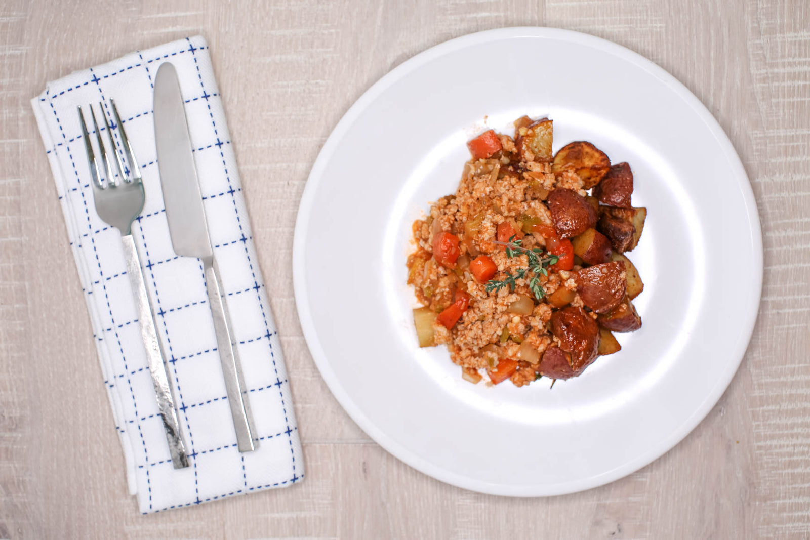 Herbed Turkey w/ Roasted Garlic Potatoes