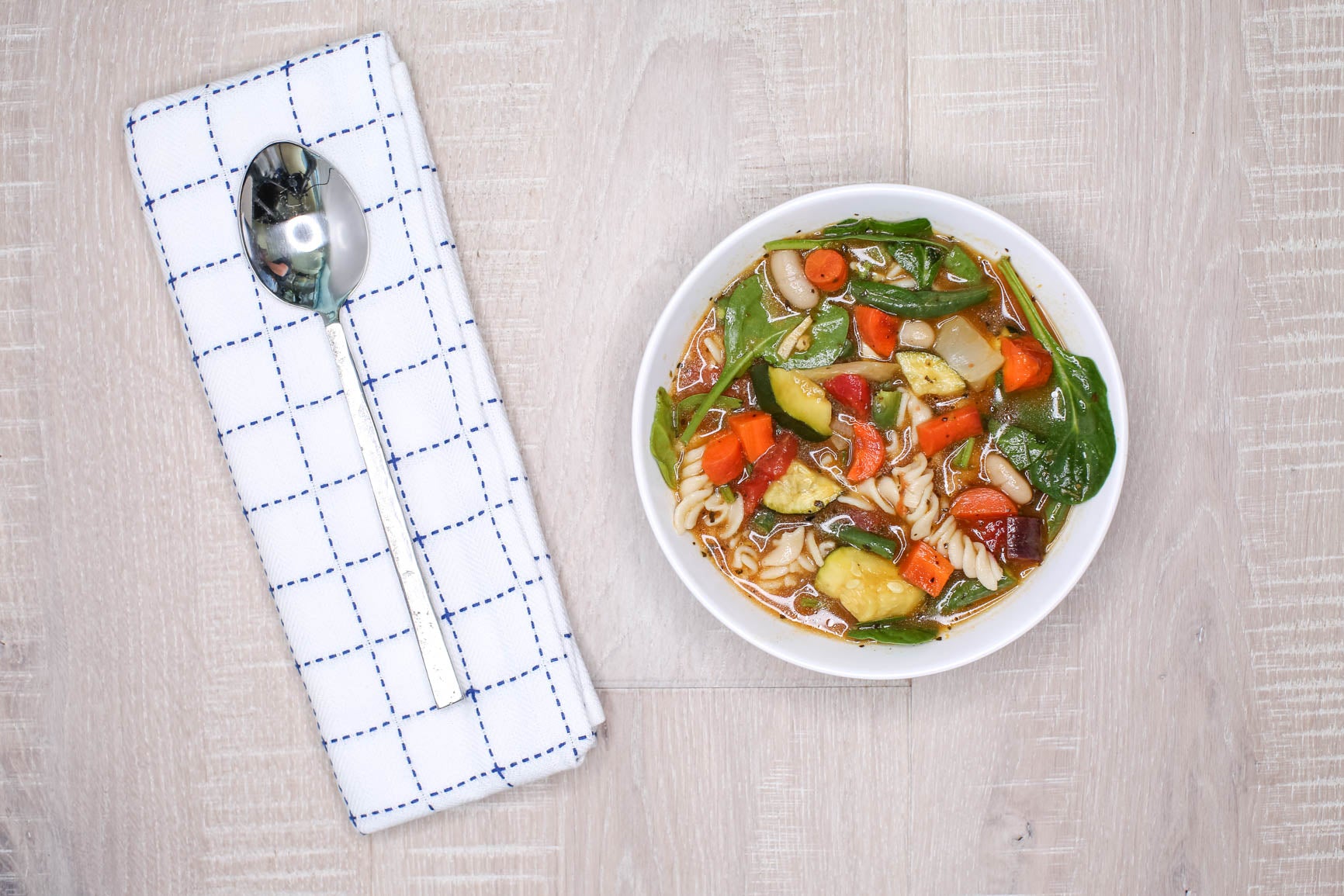 Minestrone Vegetable Soup w/ Chicken