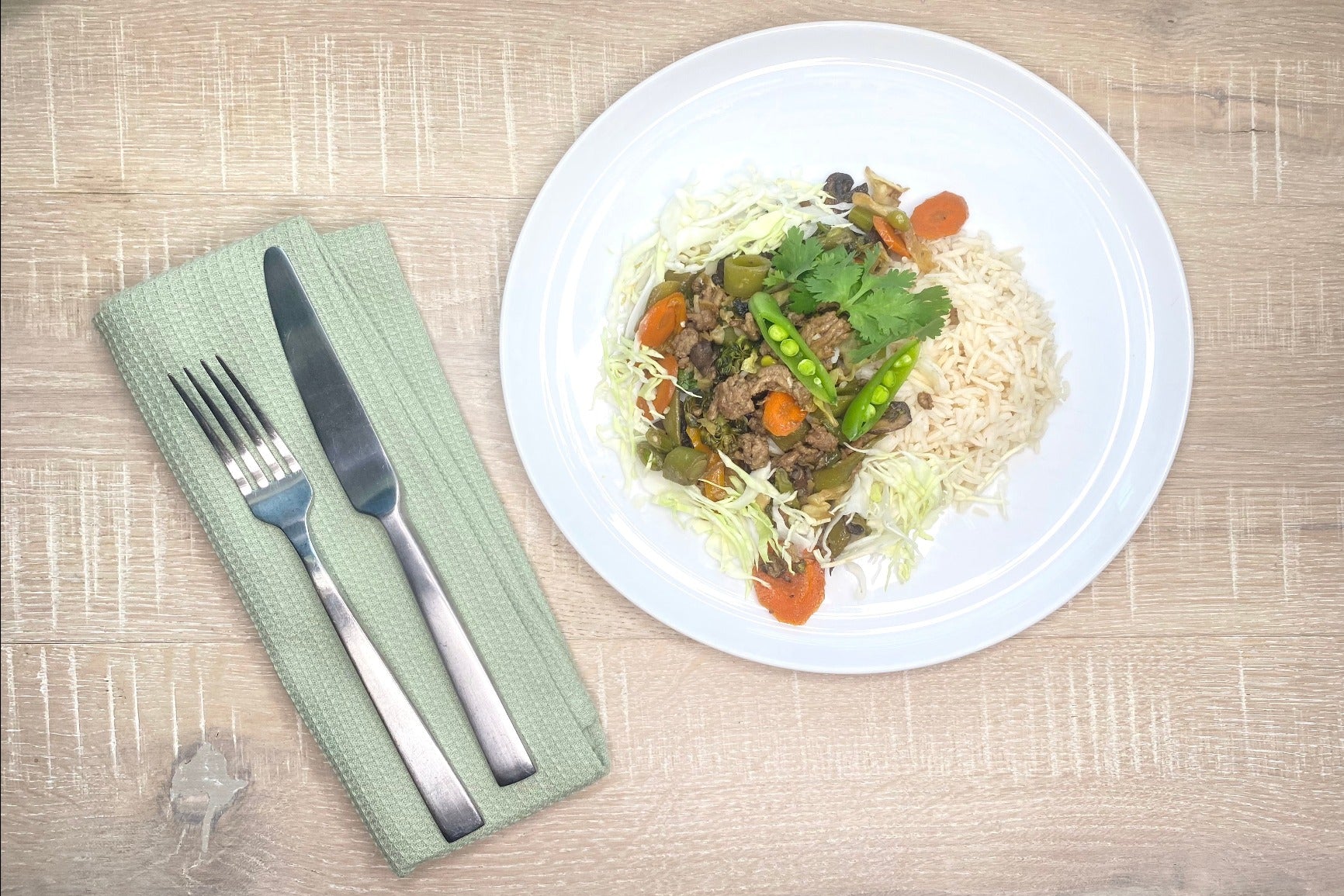 Asian Stir Fry w/ Broccoli (Vegetarian)