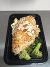 Garlic Crusted Chicken w/ Lemon Honey Glaze