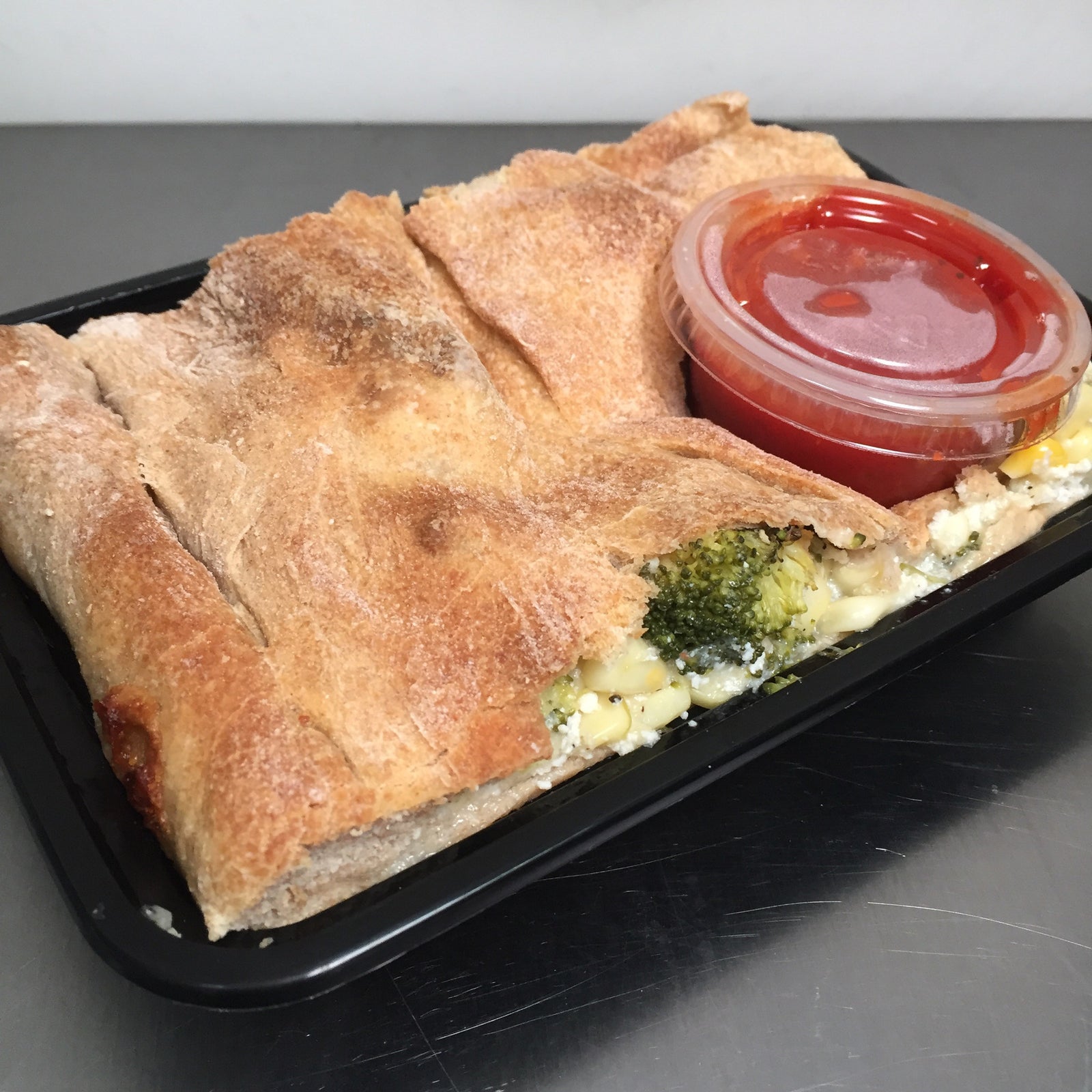 Corn & Broccoli Calzone