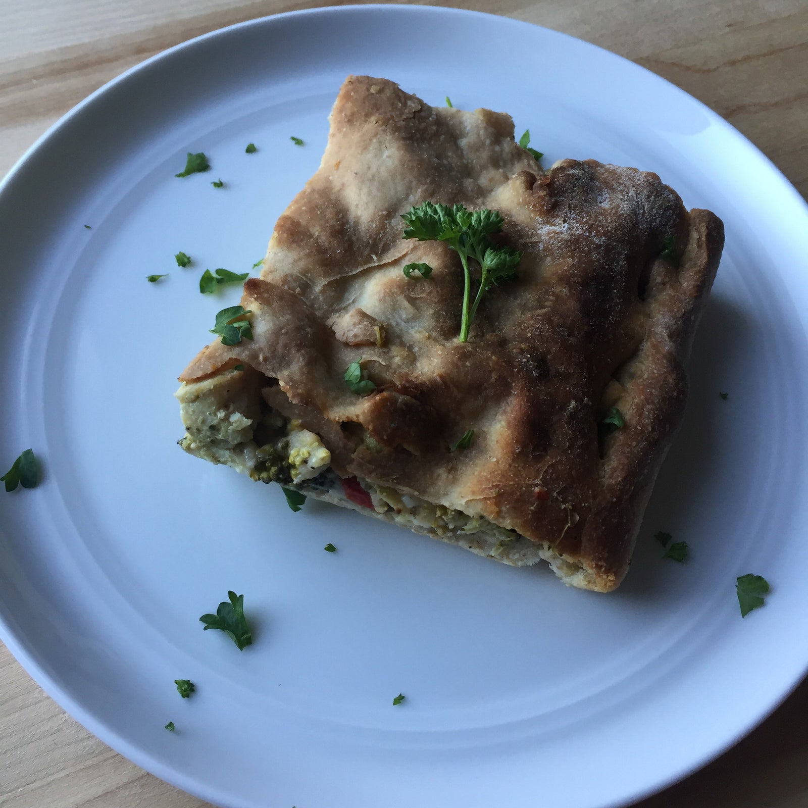 Pesto Chicken Calzone