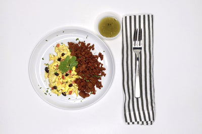 Mexican Scramble w/ Vegetarian Soy Chorizo