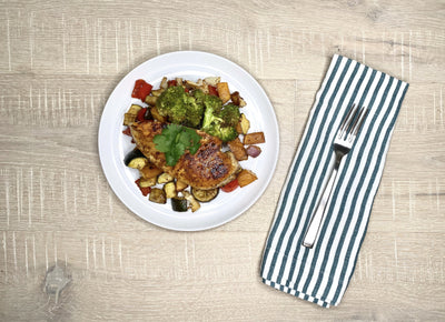 Balsamic Chicken w/ Roasted Vegetables