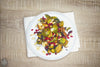 SIDE - Roasted Balsamic Brussels w/ Pomegranate Seeds & Almonds
