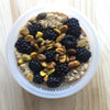 Pear Blackberry Overnight Oats w/ Pistachios