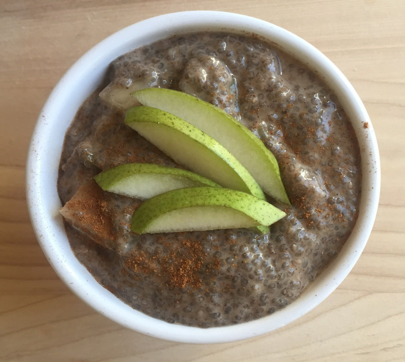 Pear Ginger Chia Pudding